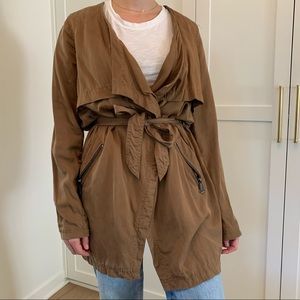 Anthropologie Draped ‘Daytripper’ Belted Trench Coat (XS)